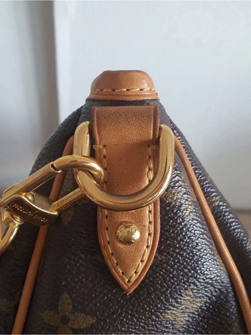 Louis Vuitton estrela MM + dust cover Monogram Canvas Satchel in Brown and Tan - Picture 8 of 16